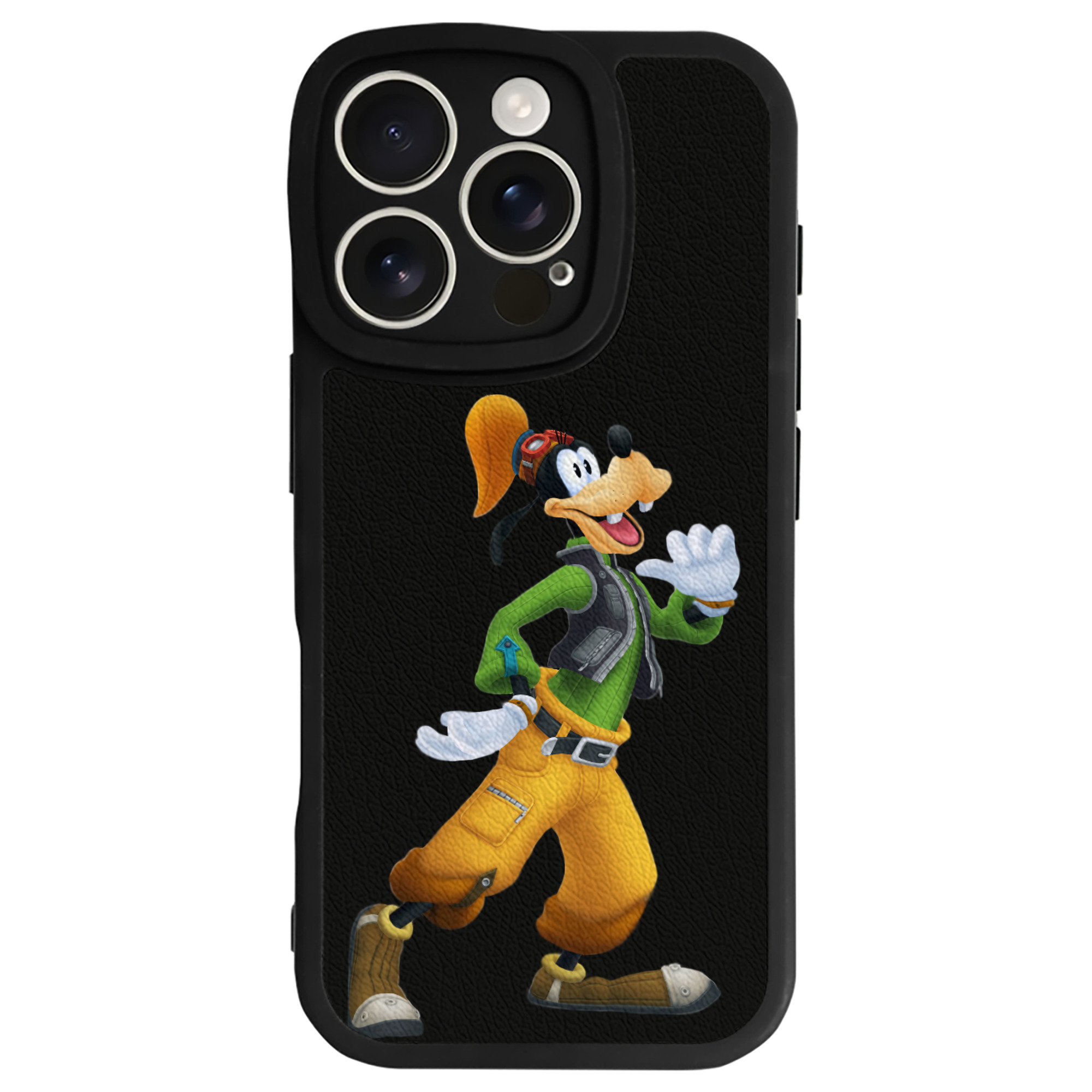 （画像用） ミッキーマウス Mickey Mouse 【iPhone 16シリーズ対応】シリコンスマホケース（レザー調） 材質：シリコン